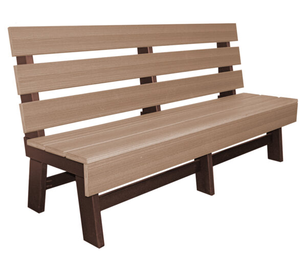 6 Foot Bark Bench
