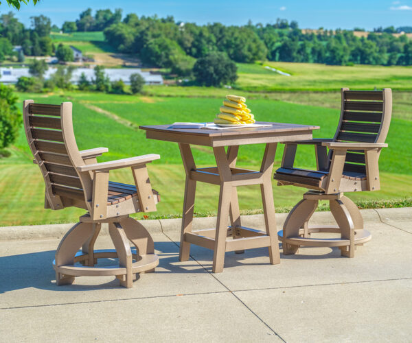 Trellis 36" Square Balcony Table Collection